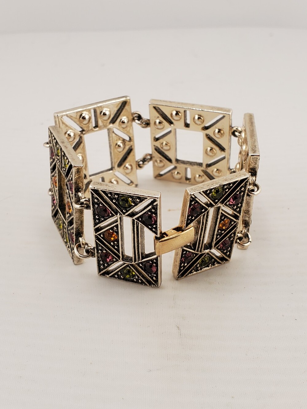 Emmons Rhinestone Panel Bracelet - Picture 1 of 9